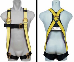 Hippo aluminium full body harness with chest D-rings